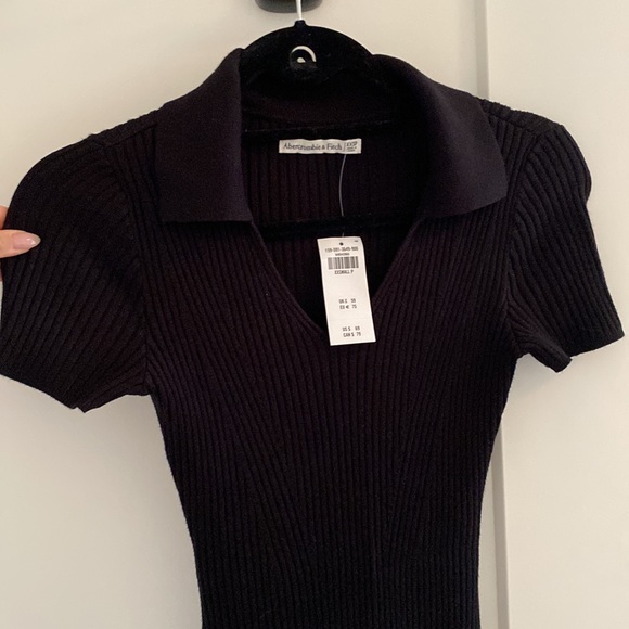 NWT Abercrombie short sleeve polo knit dress - Picture 2 of 4